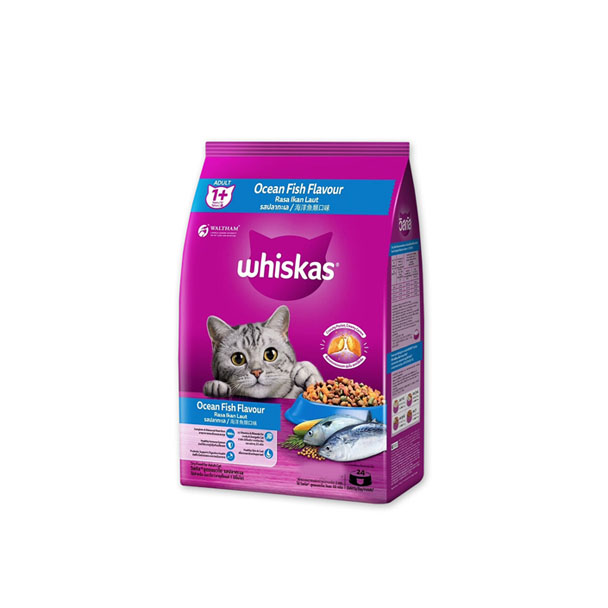 Whiskas Ocean Fish รสปลาทะเล 480 กรัม