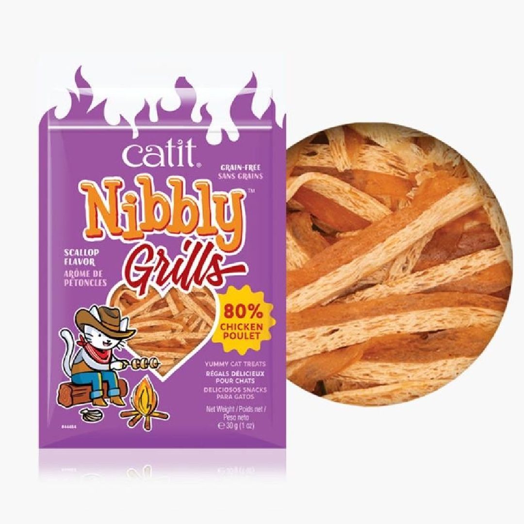 KC04 Catit Nibbly - Chicken & Scallop 30 g.