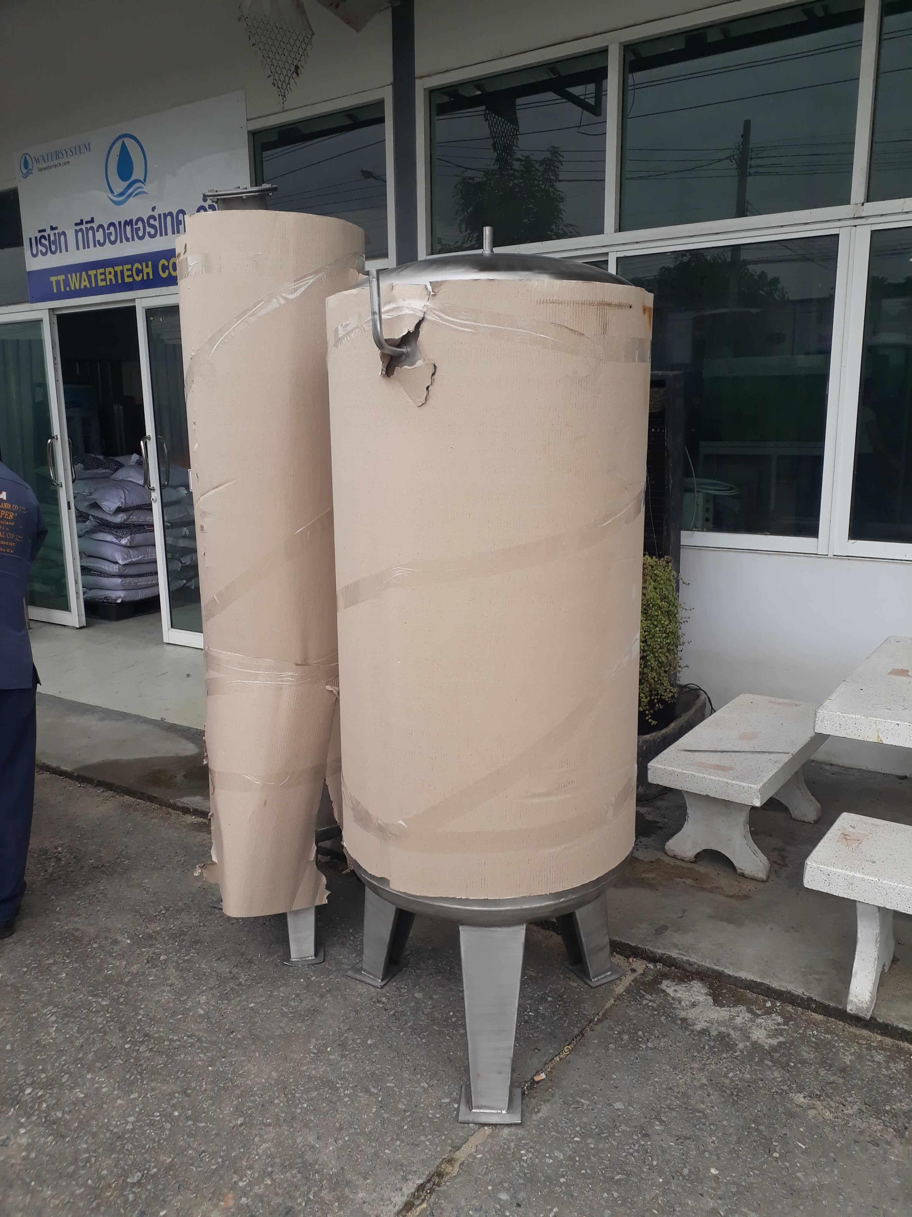 ถังกรองสแตนเลส48นิ้ว (150x8mm.)