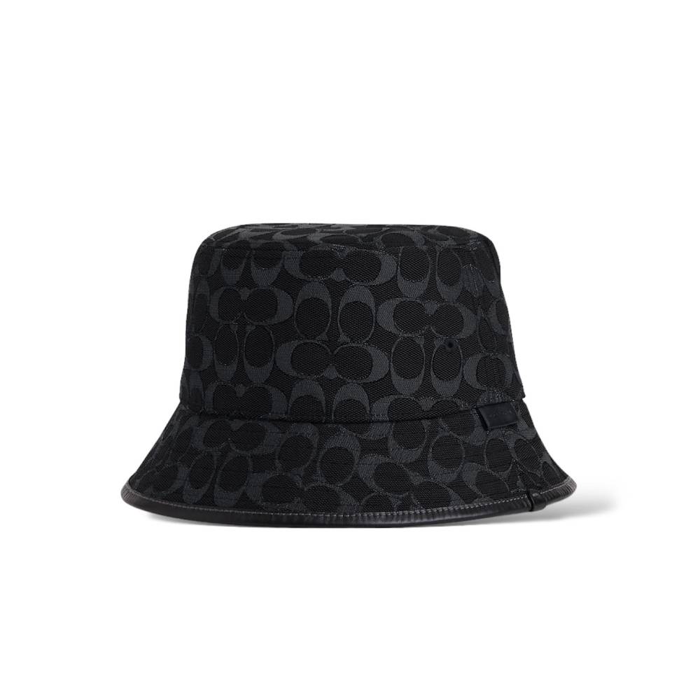 หมวกผู้หญิง COACH CP763 Signature Denim Bucket Hat (BLKXSS) [CP763BLKXSS]