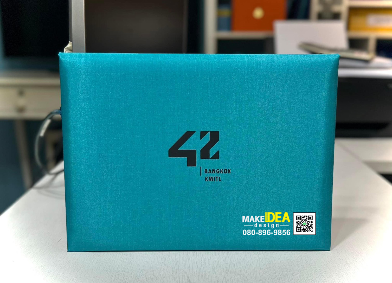 ปกผ้าไหม ใส่ใบประกาศ ขนาด A4