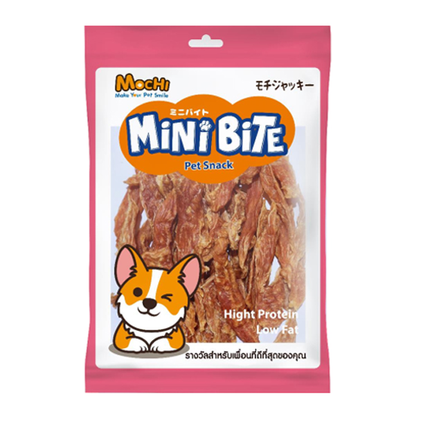 Mochi Mini Bite สันในไก่กรอบ เส้น 230 กรัม