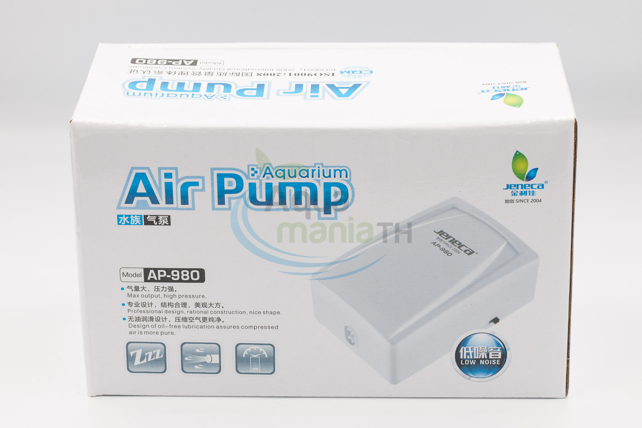 ปั๊มลม Jeneca AP-980 รุ่นใหม่ (2 หัว) ปรับความแรงได้