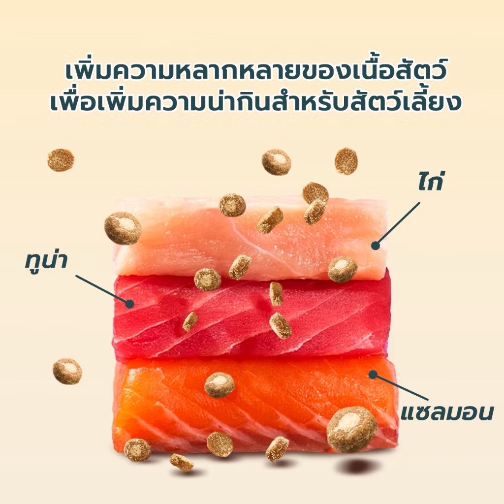 Bite of Wild Grain Free B45 โปรตีน 42% สูตรปลาทูน่า 1 Kg