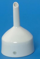 กรวยกรองบุชเนอร์ "JIPO" ศก.ภายใน 125 mm Buchner Funnel Porcelain