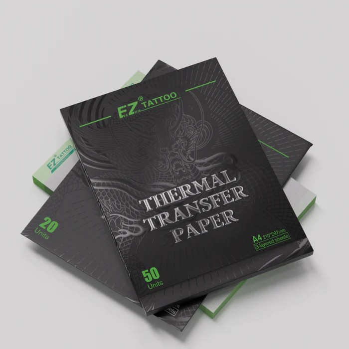 EZ กระดาษลอกลายฟิล์ม EZ Thermal Transfer Paper -Tattoo Stencil Paper 50 pcs.