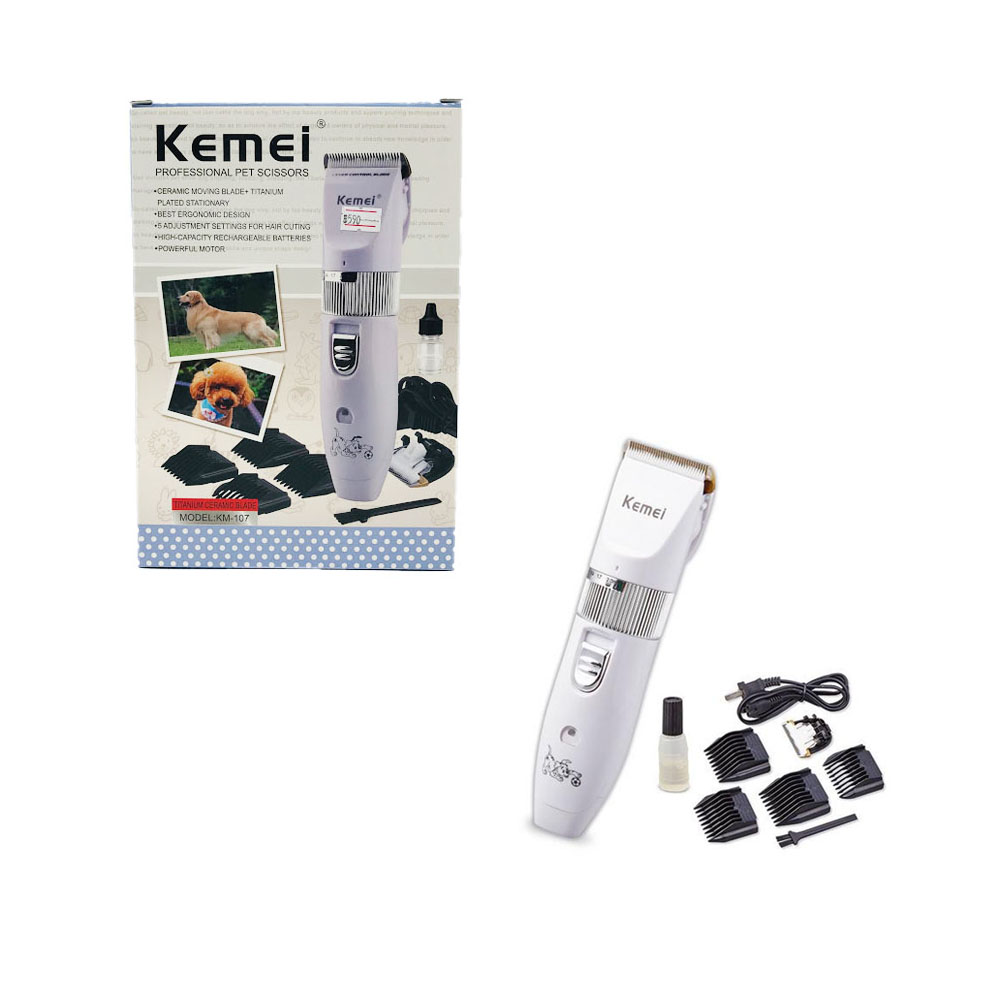 Kemei KM-107 ปัตตาเลี่ยนตัดขนสุนัข