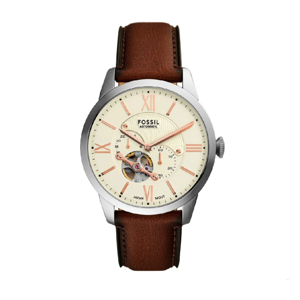 นาฬิกาข้อมือผู้ชาย ME3266,สาย Leather, สีน้ำตาล 44 mm . [ME3266]