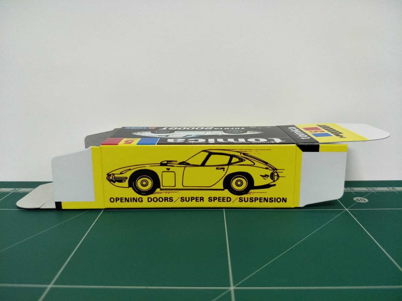 กล่องพิมพ์ Reproduction Box สำหรับ Tomica Black Box No.5 Toyota 2000GT (กล่องเปล่า, ไม่มีรถ)