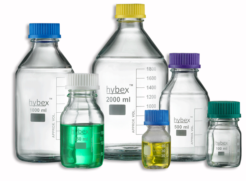 ขวดเก็บสาร ขวดมีเดีย 50 ml Hybex Media Bottle "Benchmark" US