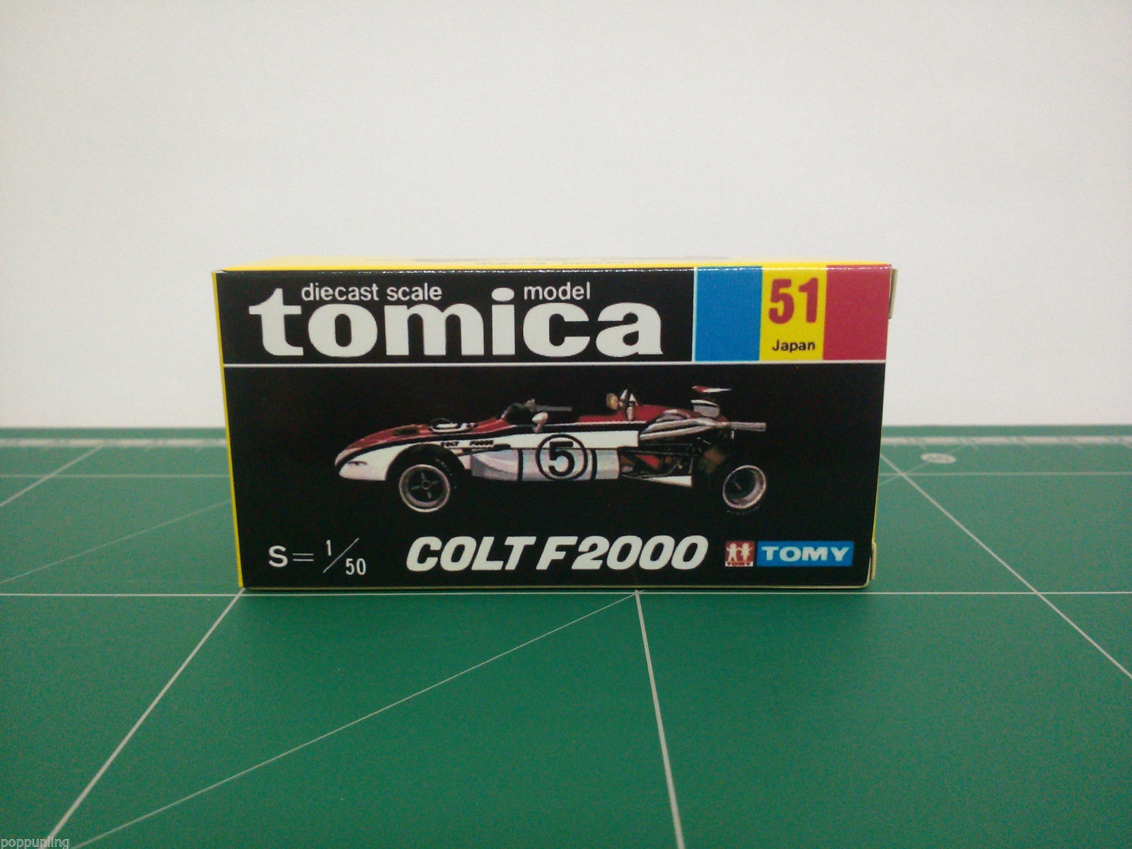 กล่องพิมพ์ Reproduction Box สำหรับ Tomica Black Box No.51 Colt F2000 (กล่องเปล่า, ไม่มีรถ)