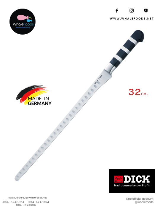 F.Dick Salmon Knife 1905, 32Cm. มีดแล่ปลาแซลมอน 32 ซม.