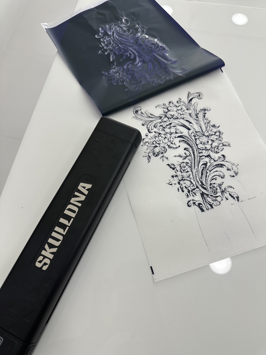เครื่องลอกลายSKULL DNA เครื่องลอกลายSKULLDNA SP20 WIRELESS PRINTER BLACK
