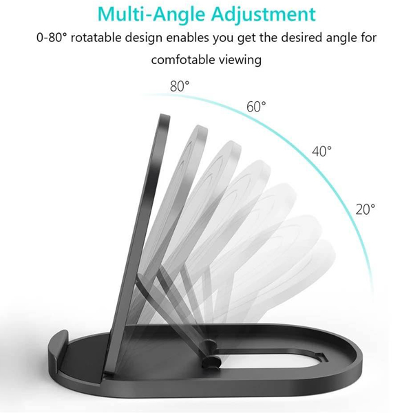 ที่วางมือถือ ที่ตั้งโทรศัพท์ สมาร์ทโฟน ขนาดเล็กพับได้ ปรับได้ 12 ระดับ