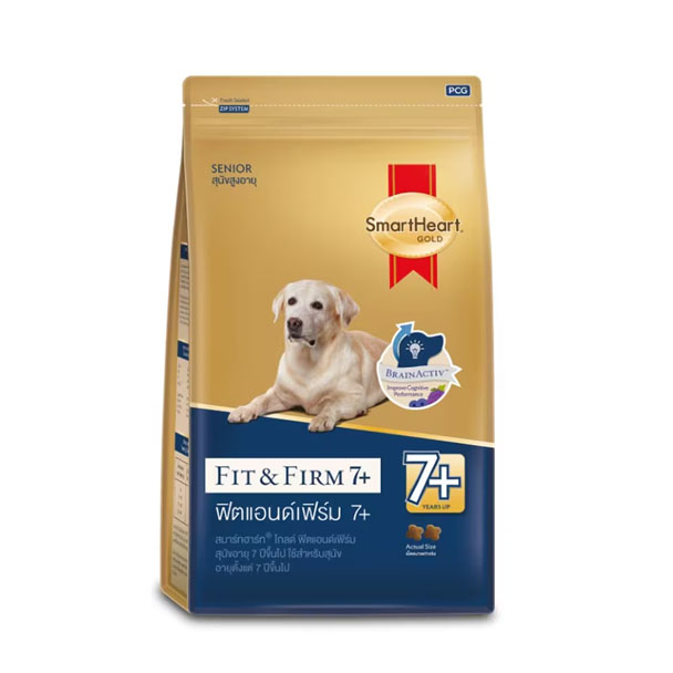 Smart Heart Gold Fit & Firm 7+ Up สุนัขโต 3 Kg.