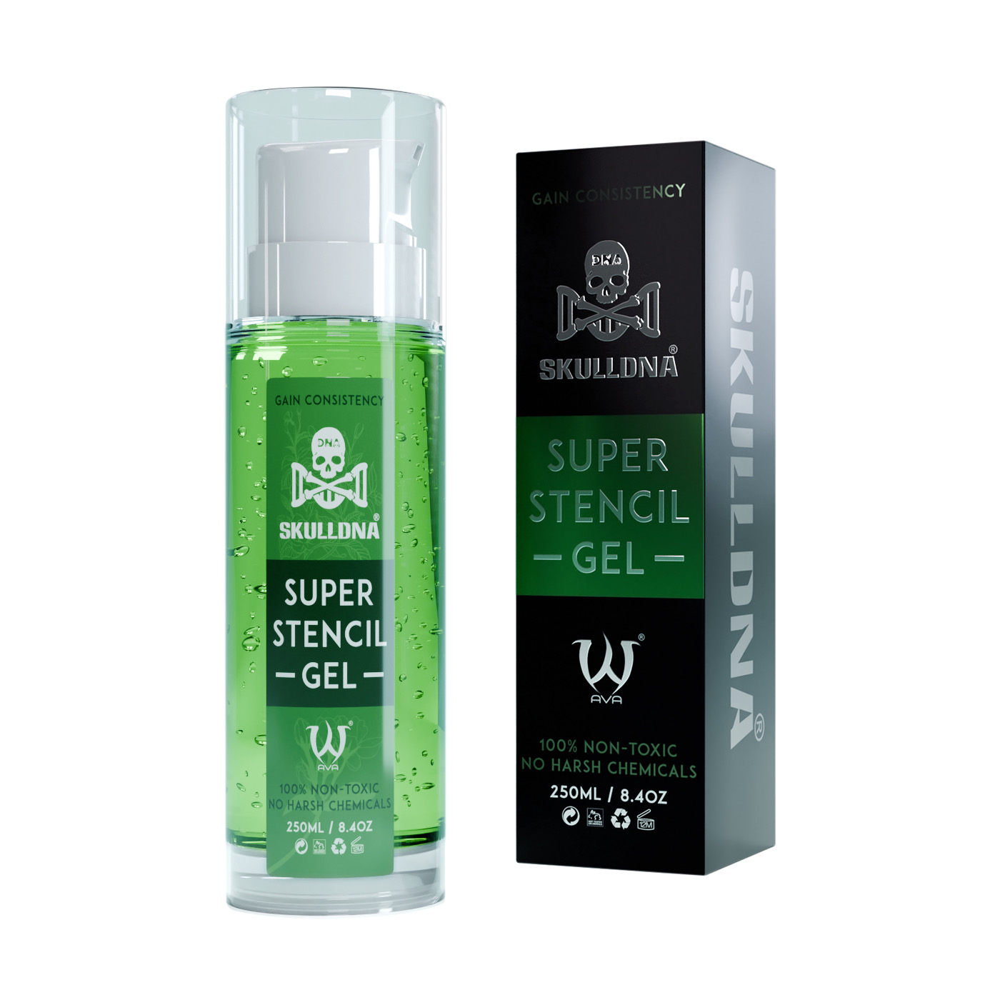 น้ำยาลอกลาย SKULLDNA Tattoo Repair Stencil Gel น้ำยาลอกลาย SKULLDNA Tattoo Repair Stencil Gel