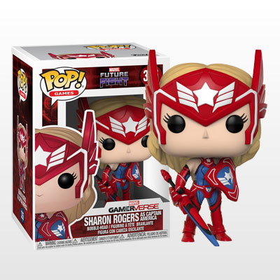 Marvel Future Fight - Funko POP! Captain America Sharon Rogers [ของแท้]