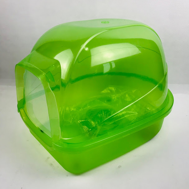 K/P ห้องน้ำแมวโดมใส 30x45x35 ซม.