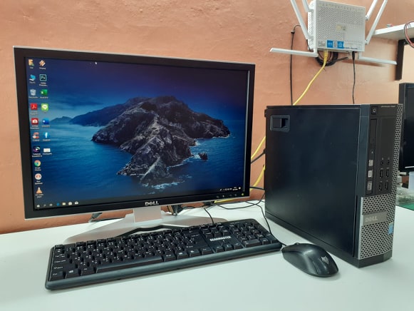 PC DELL optiplex 7020 Core i5 GEN4ครบชุดพร้อมจอ LED DELL 22นิ้ว Full HD
