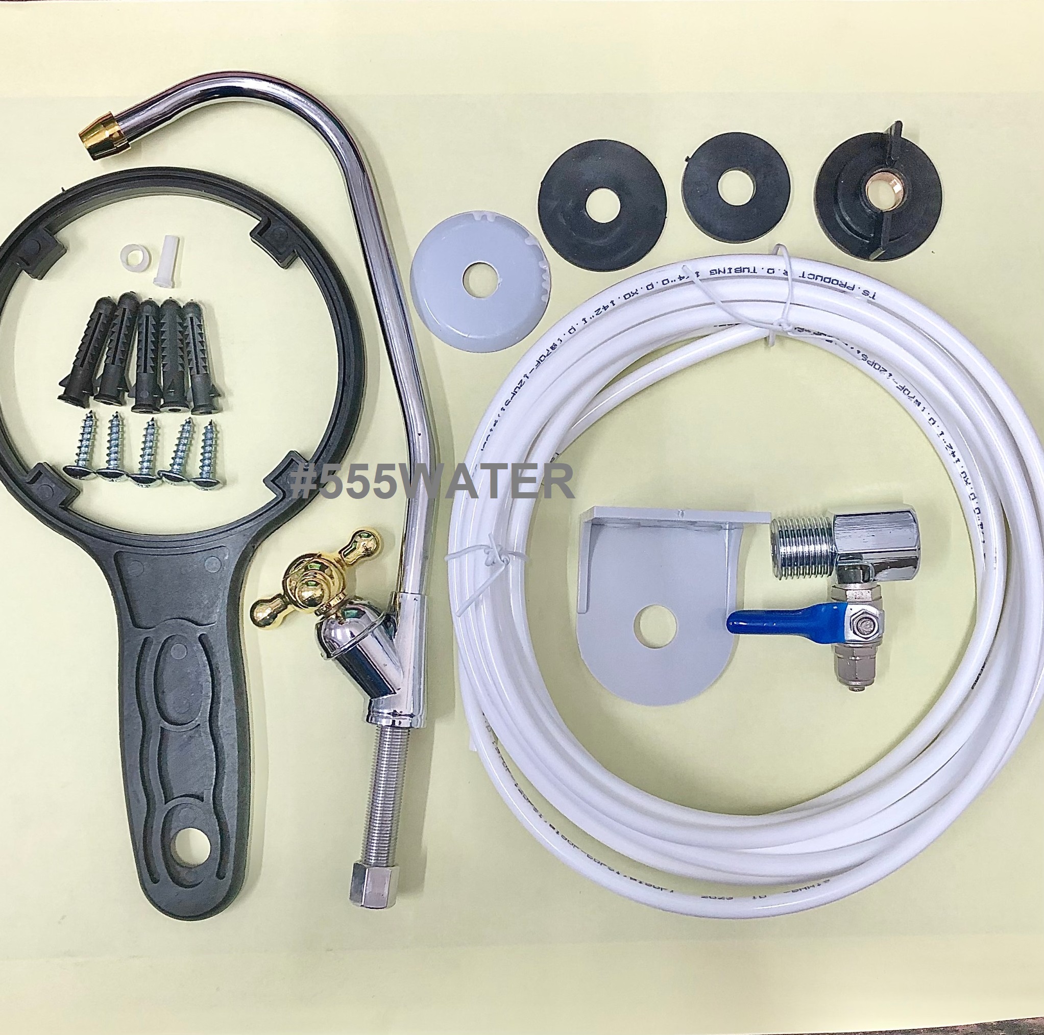 Hydro Max เครื่องกรองน้ำดื่ม 5 ขั้นตอน เหมาะสำหรับบ้านเรือนที่พักอาศัย ประกอบด้วย 5 ไส้กรอง