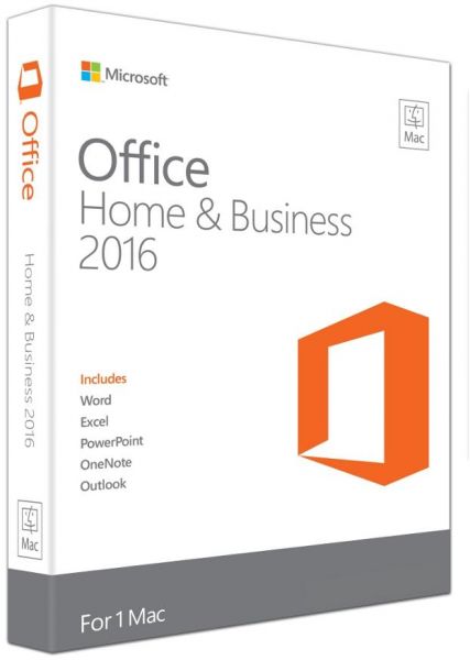 Microsoft Office Home and Business 2016 for Mac: Office Home and Business 2016 32-bit/x64 English APAC EM DVD w/Thai SLP