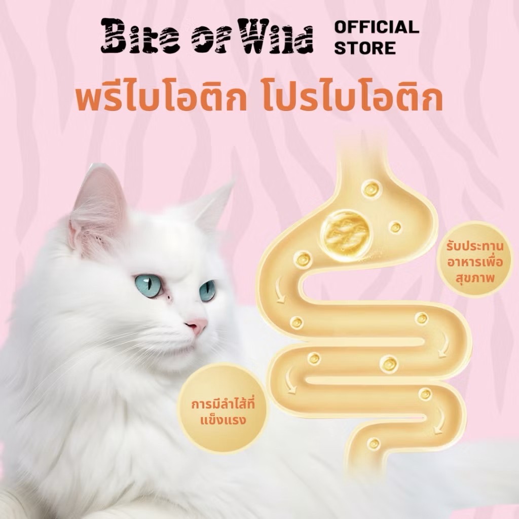 Bite of Wild Grain Free โปรตีน 42% สูตรลูกแมว 1 Kg