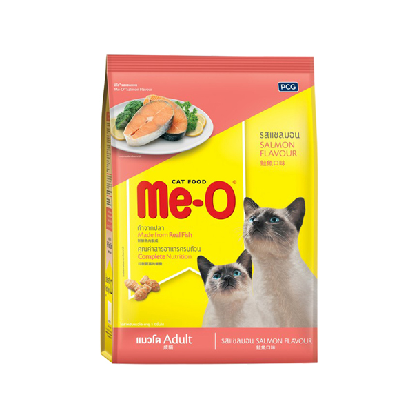 Me-O อาหารเม็ด ( แมวโต-รสปลาแซลมอน) 2.8 kg.