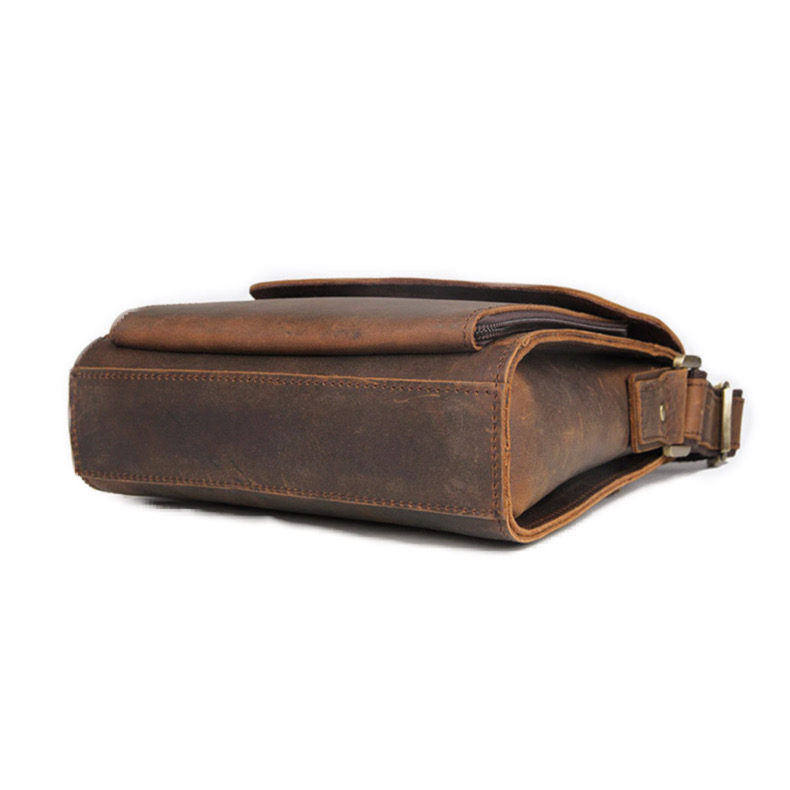 For You Leather LB37 กระเป๋าสะพายข้าง ผู้ชาย หนังแท้ นูบัค ขนาดพกพา LB37