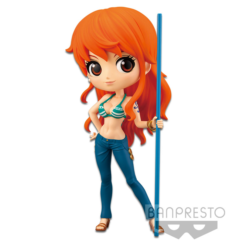 One Piece - Q Posket Nami & Boa Hancock Special Color Ver. (Nami) [ของแท้] [แมวทอง]