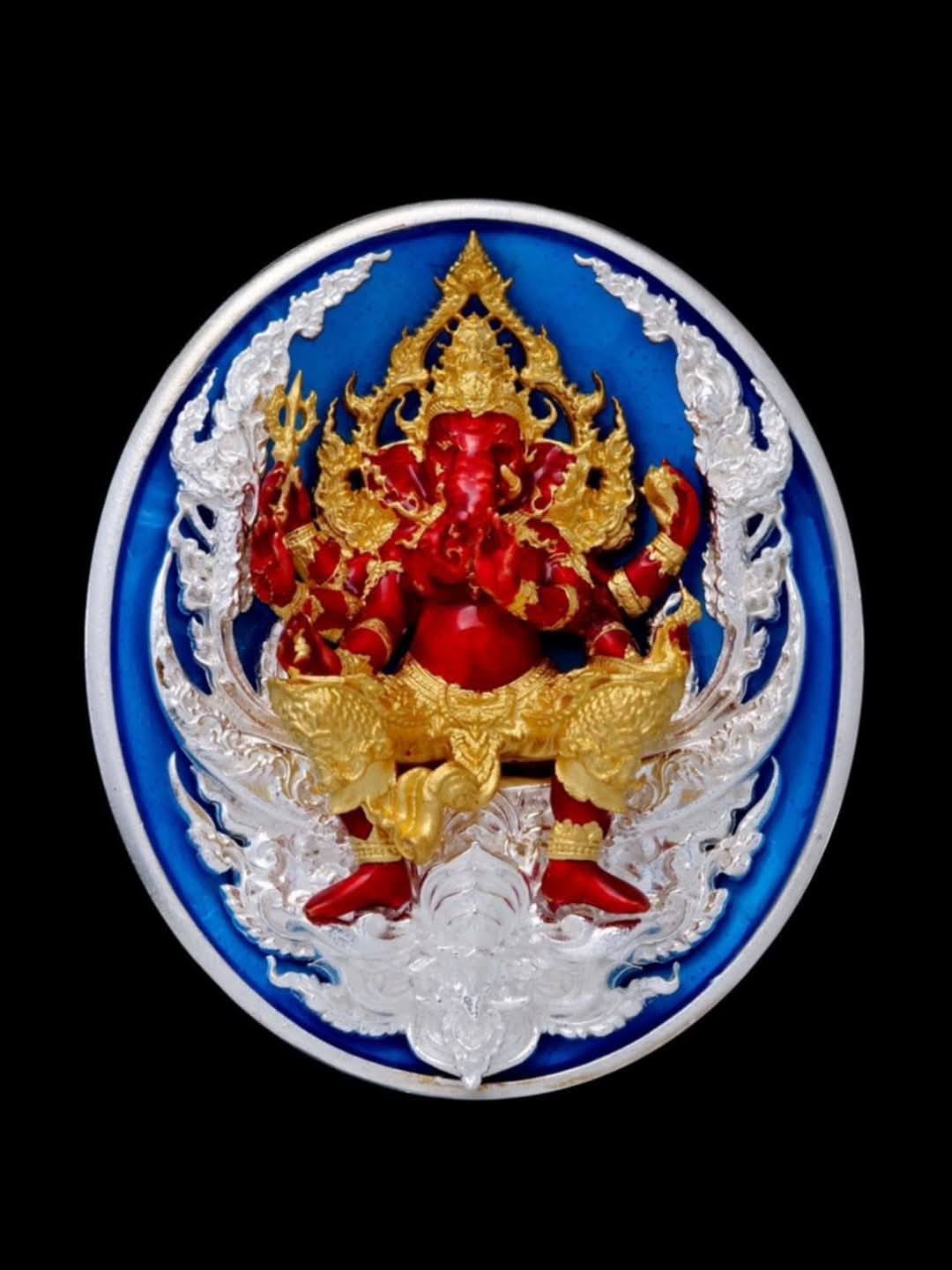 พระพิฆเนศ รุ่นประทานพร พุทธศิลป์ประกบ3ชิ้น 1 ลัง 50 องค์ (พร้อมส่ง)