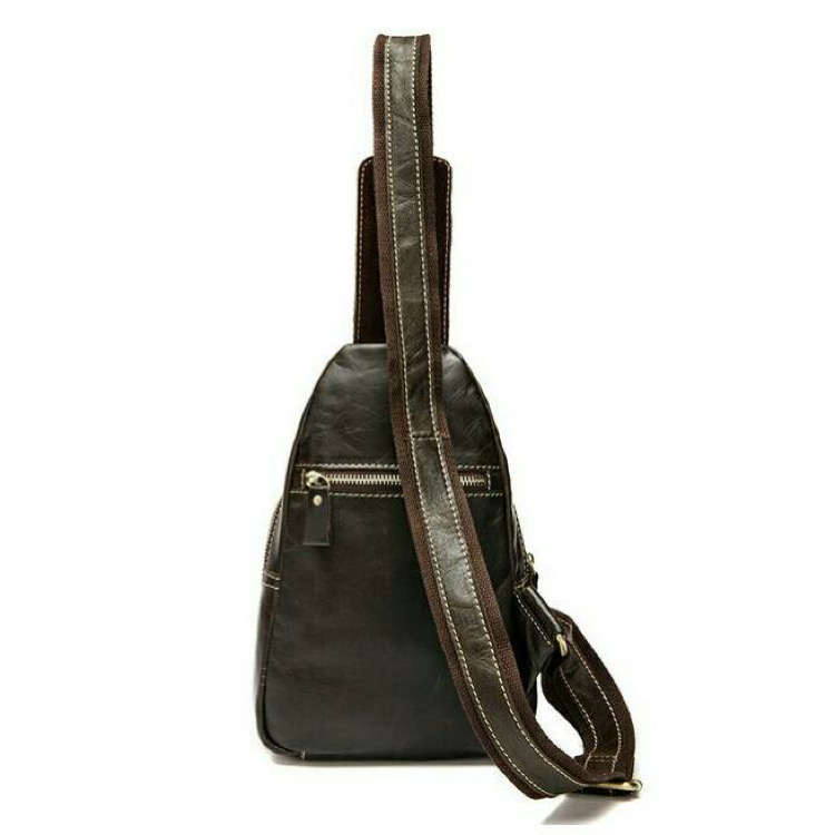 For You Leather LB31 กระเป๋าคาดอก สะพายไหล่ ผู้ชาย หนังแท้ LB31