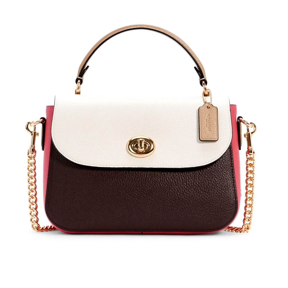 COACH C2836 MARLIE TOP HANDLE SATCHEL IN COLORBLOCK (IMCAH) [C2836IMCAH-RA]