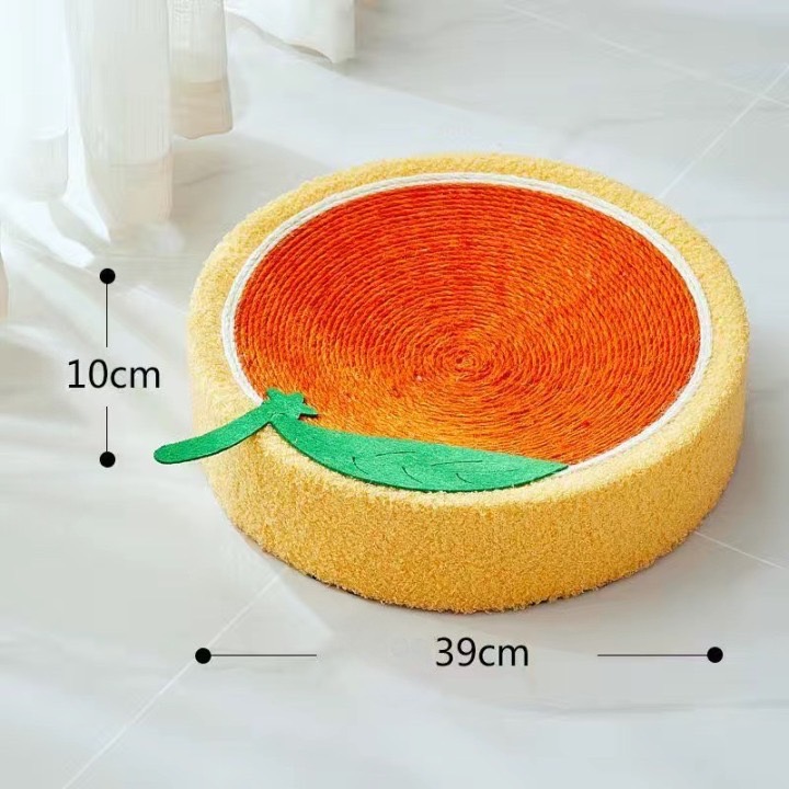 All Rising AR3054 ที่นอน+ที่ลับเล็บแมว ลายส้ม