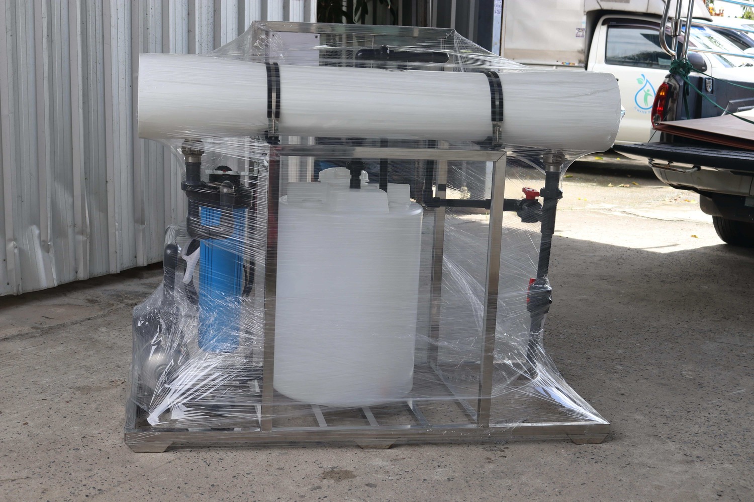 เครื่องล้างไส้กรองROmembraneขนาด8นิ้วx40นิ้ว(ทั้งชุด)