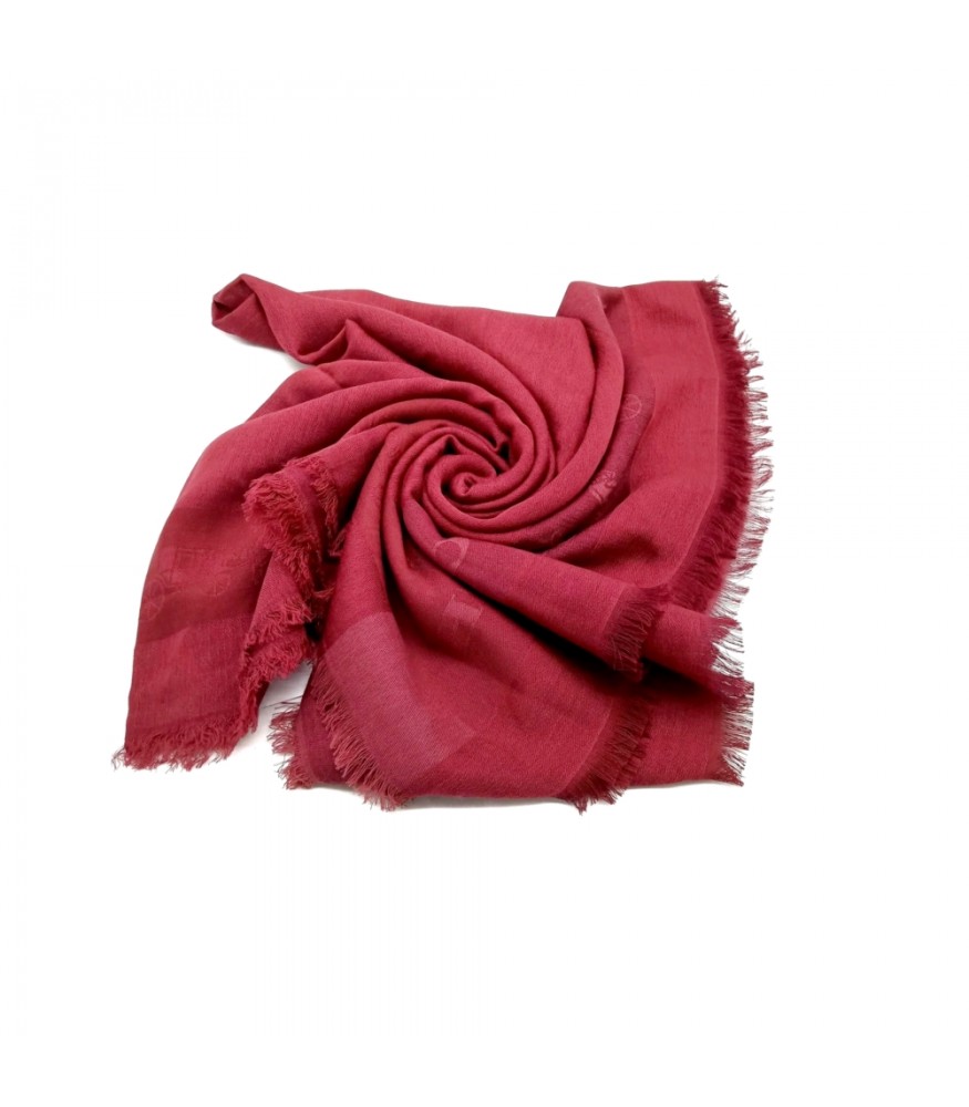 ผ้าพันคอ COACH 89793 HORSE AND CARRIAGE PRINT BORDER OVERSIZED SQUARE SCARF (CHE)[89793CHE-MA]