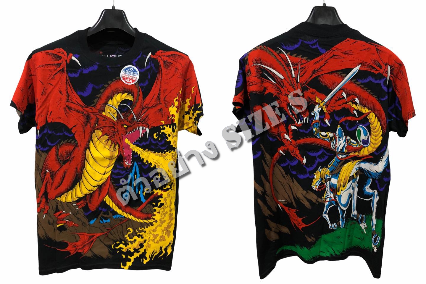 Dragon Liquid Blue Ovp สกรีนเต็มตัว ปี 2020 Size S-XL สินค้าลิขสิทธิ์แท้จากโรงงาน Liquid Blue