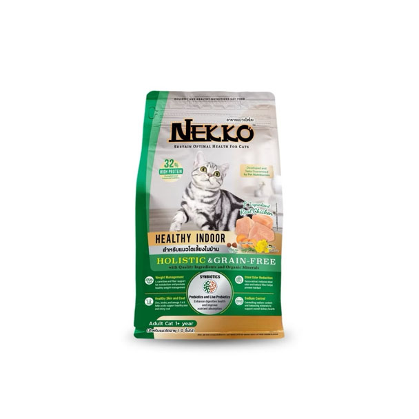 Nekko ND03 Healthy Indoor สูตรสำหรับแมวโตเลี้ยงในบ้าน 400 กรัม