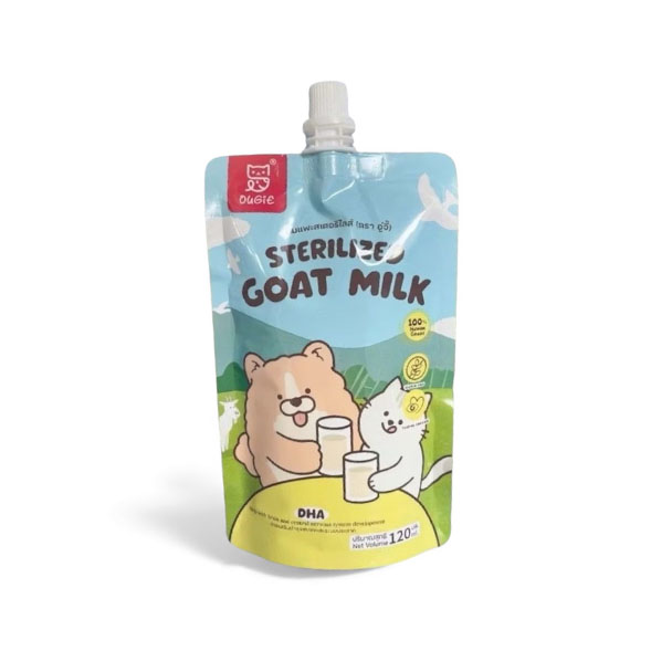 OUGIE นมแพะสเตอริไลส์ 120 ml.