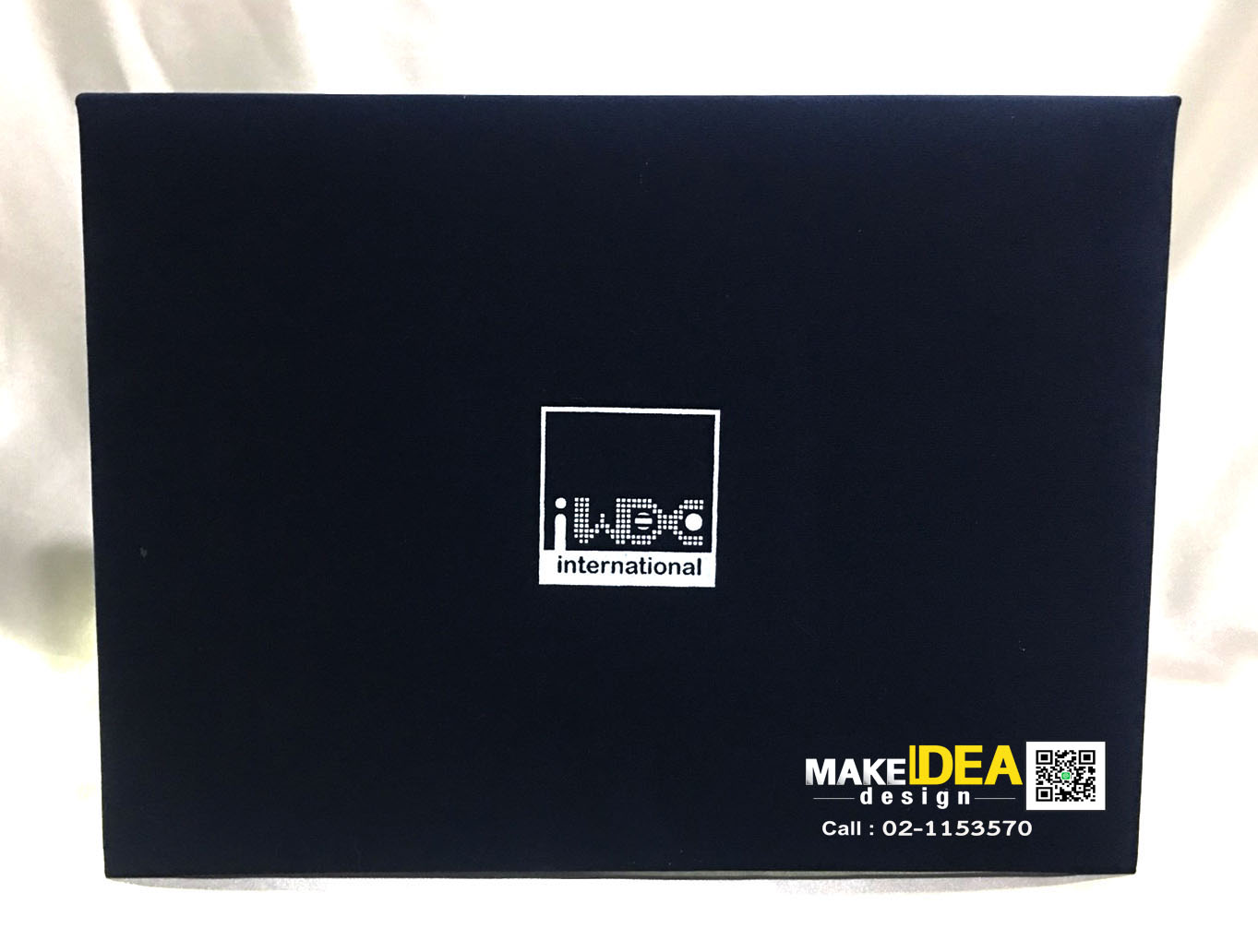 ปกผ้าไหมพร้อมใบประกาศ ขนาด A4 แนวนอน