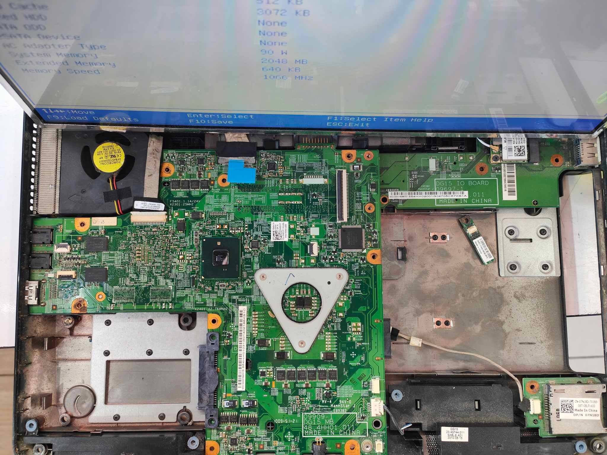 เมนบอร์ด DELL inspiron N5010 พร้อมCPU i5 450