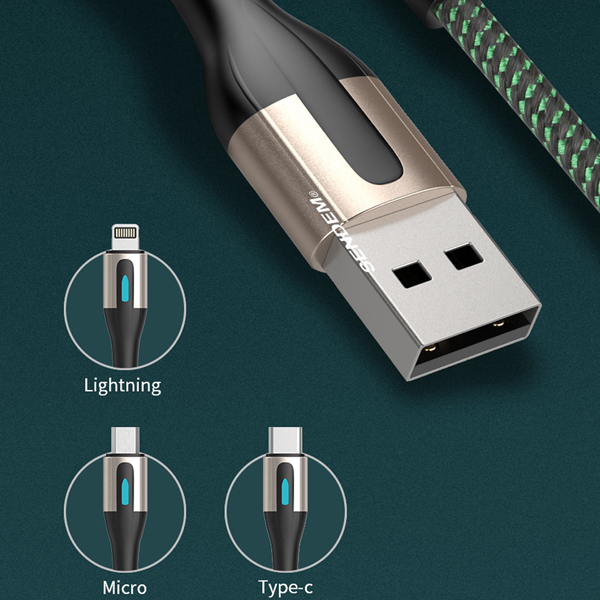 สายชาร์จ Sendem T10 FLASH CHARGING ชาร์จเร็ว 6A ประกันศูนย์ 1 ปี