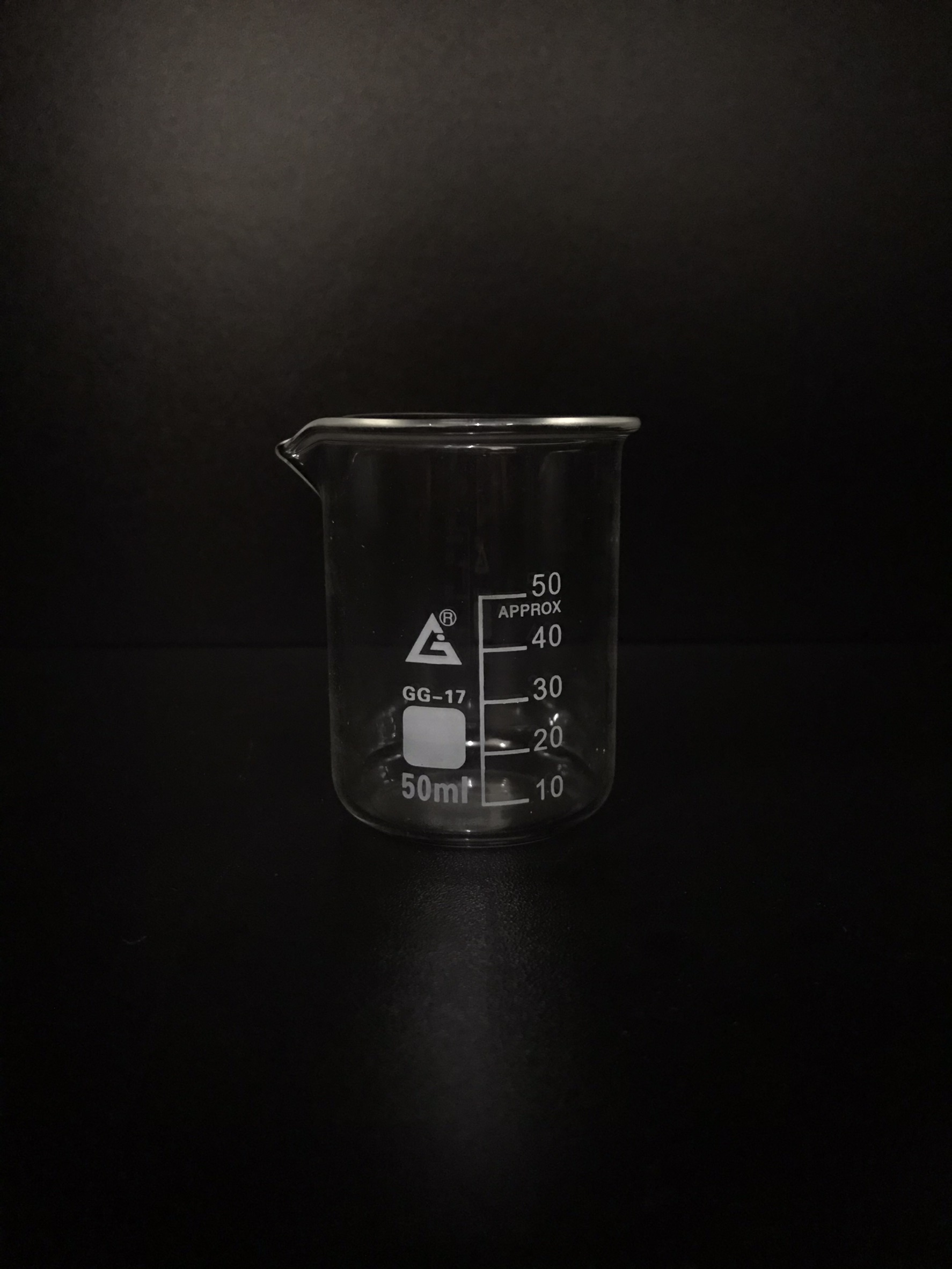 บีกเกอร์แก้วทนร้อน 50 ml Beaker "G" จีน