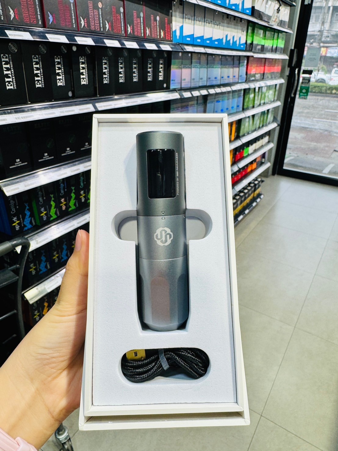 เครื่องสักปากกาไร้สาย AI เครื่องสักปากกาไร้สาย SKTECH STEAM ONE AI