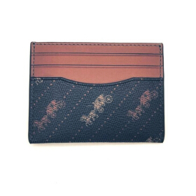 COACH C4287 SLIM ID CARD CASE WITH HORSE AND CARRIAGE DOT PRINT (QBM2) [C4287QBM2]