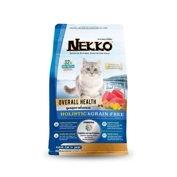 Nekko ND01 Overall Health สูตรดูแลสุขภาพโดยรวม 3 Kg