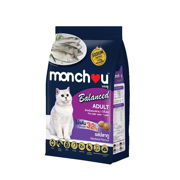 AP Monchou Balance BS4 Adult Cat ปลาทู 1.1 Kg
