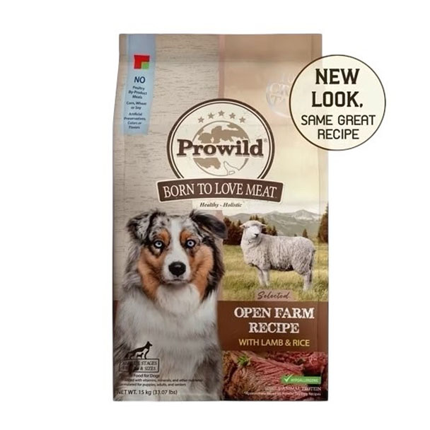 Prowild PWS-L15 Selected Open Farm แกะและข้าว 15 Kg.