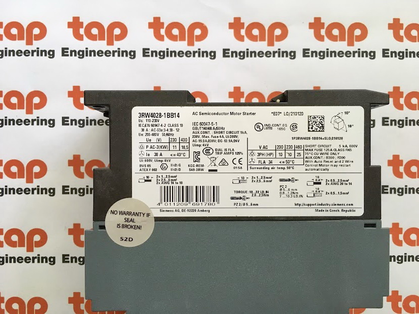 ตัวแทน จำหน่าย Siemens 3RW4028-1BB14