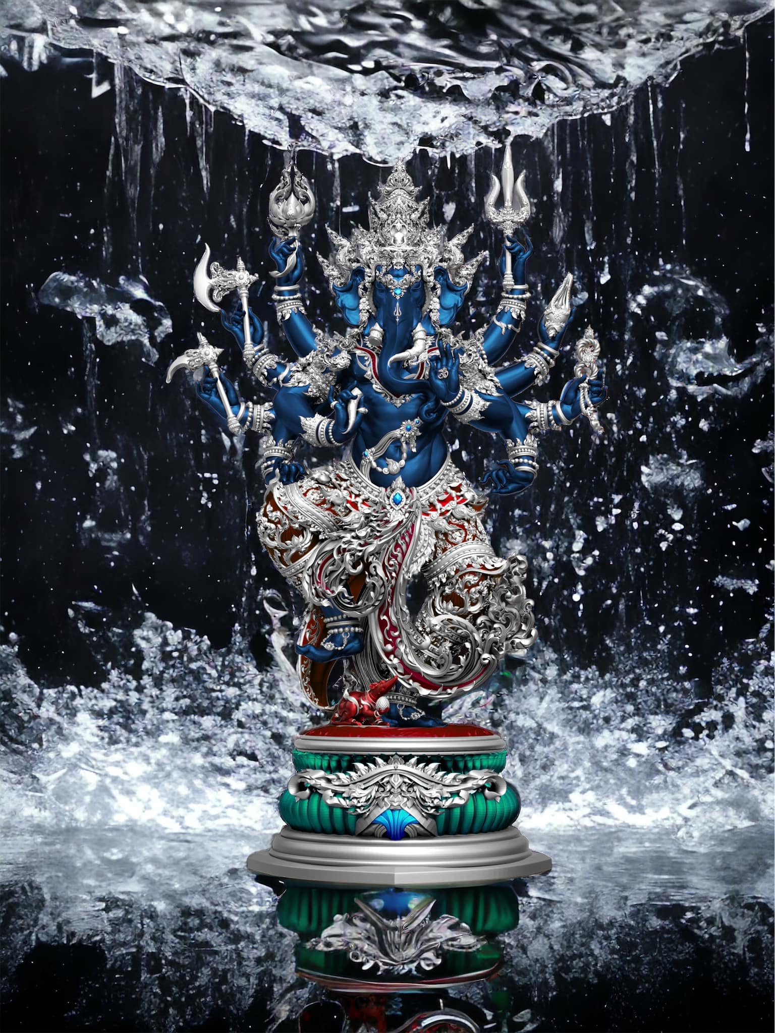 ปิดจอง พระพิฆเนศแห่งน้ำ จาลบินายัค