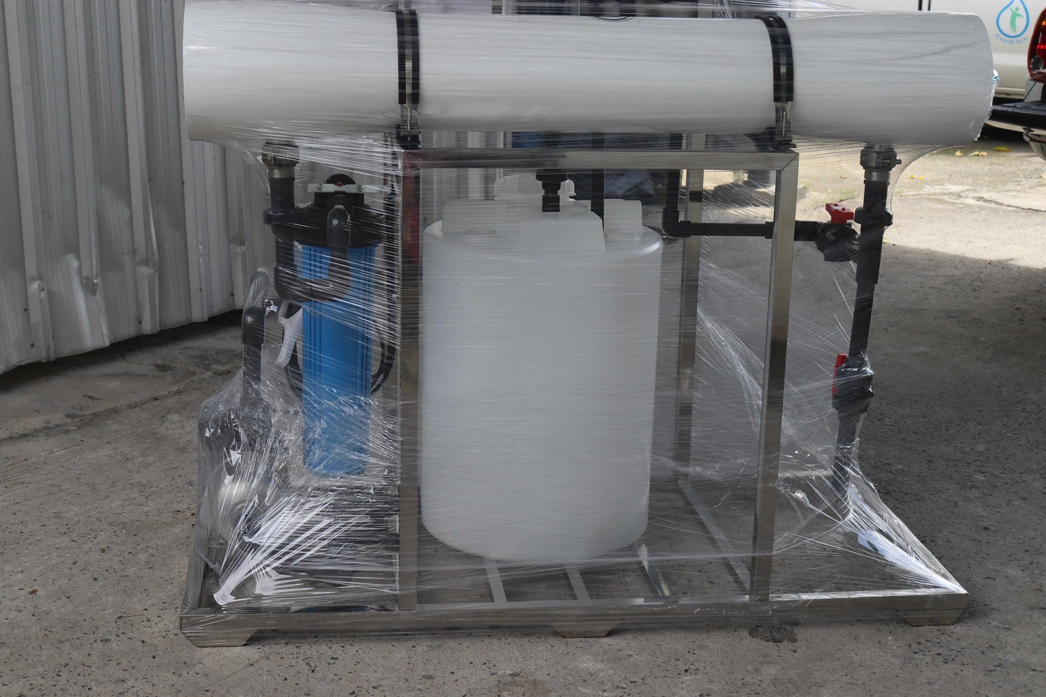 เครื่องล้างไส้กรองROmembraneขนาด8นิ้วx40นิ้ว(ทั้งชุด)